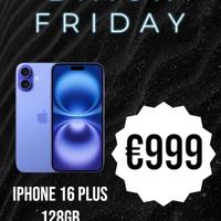 IPHONE 16 PLUS 128GB BLACK FRIDAY