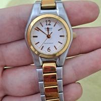Orologio bicolore oro e argento