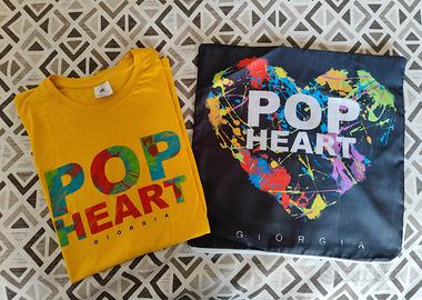 t-shirt e sacca Giorgia Pop Heart 