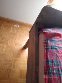 letto una piazza e mezza in abete