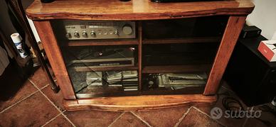 Mobile porta TV/HiFi in legno massello