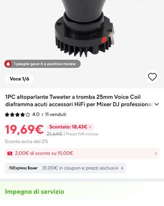 Tweeter a tromba