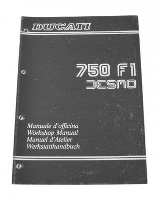 Manuale officina in PDF per Ducati 750 F1 Desmo