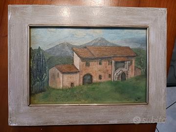 Quadro con 'Casolare' dim. cm. 38x28