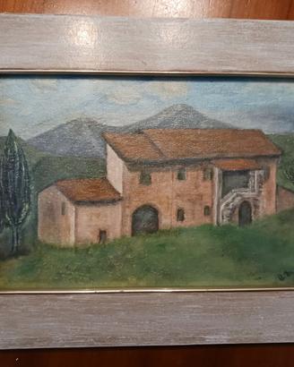 Quadro con 'Casolare' dim. cm. 38x28