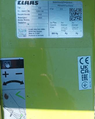 falciatrice a dischi claas disco 32