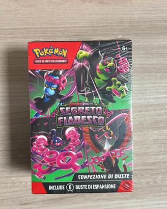 Pokémon Confezione 6 Buste Segreto Fiabesco