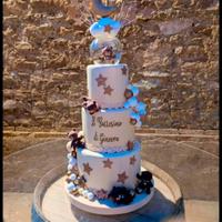 torta in gomma eva Battesimo o compleanno