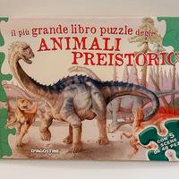 De Agostini - Animali Preistorici - Libro Puzzle