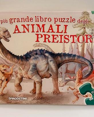 De Agostini - Animali Preistorici - Libro Puzzle
