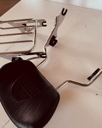 sissy bar e portapacchi per Harley Davidson