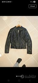 giubotto di pelle nero
