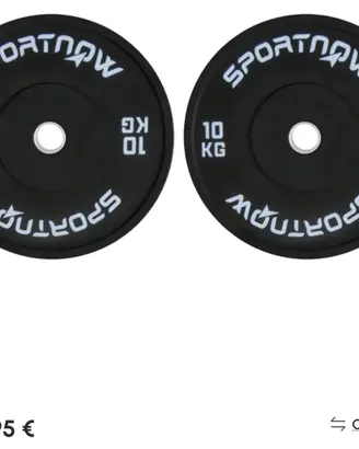 Dischi palestra 10 kg e 20 kg. Diametro 5 cm