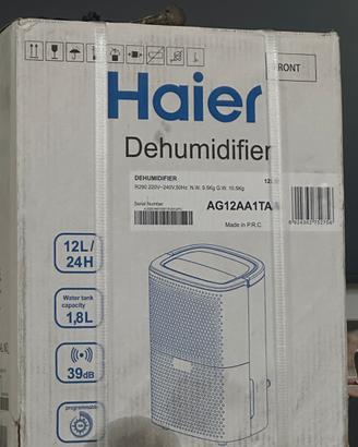 Deumidificatore Haier AG12AA1TA.