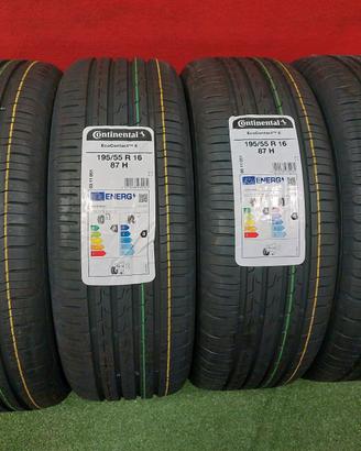 195 55 16 Gomme Estive NUOVE Continental 195 55R16