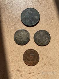 4 Monete Antiche Sardegna (1732-1842) + omaggio 2
