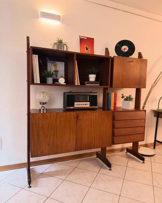 Libreria stile scandinavo anni 60 vintage