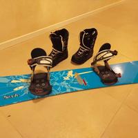 Set snowboard Nidecker e scarponi donna Nitro