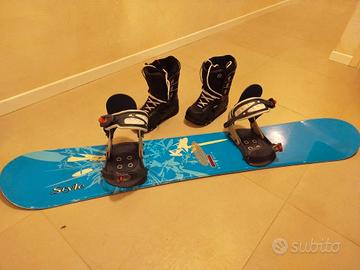 Set snowboard Nidecker e scarponi donna Nitro