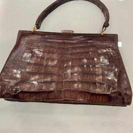 BORSA DONNA VINTAGE IN RETTILE ORIGINALE.