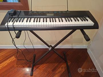 TASTIERA CASIO CTK-1200 CON SUPPORTO