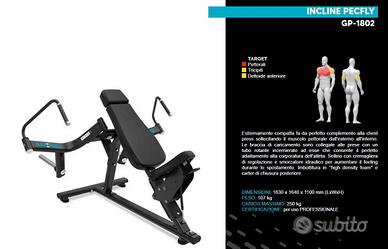 Incline Pec Fly GATEPRO GP-1802 promozione