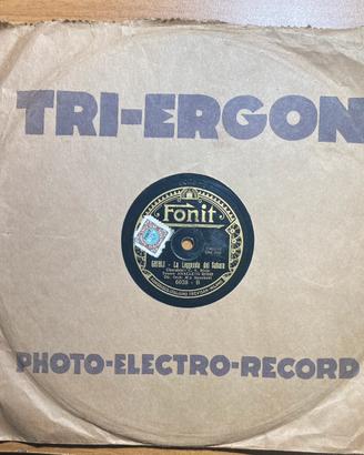 Disco 78 giri FONIT