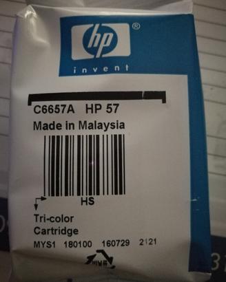 Cartuccia C6657A n.57 (Tricolore) Originale HP