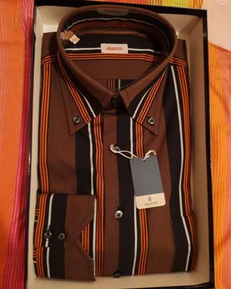 Camicia A Righe Aramis Uomo Tg:43 Regular Fit