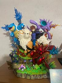 Statua pokemon team gary oak EGG studio