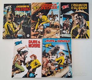 lotto 5 fumetti tex 