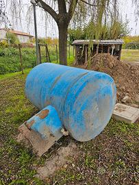 Serbatoio gasolio interrato usato 1500 litri