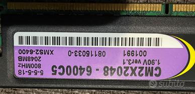 RAM 4 gb  6400c5