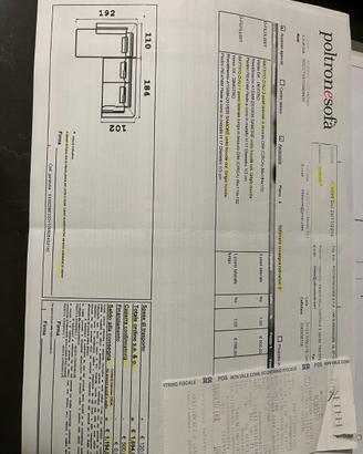 DIVANO POLTRONE & SOFÀ – MODELLO “BATTITO D’ALI”