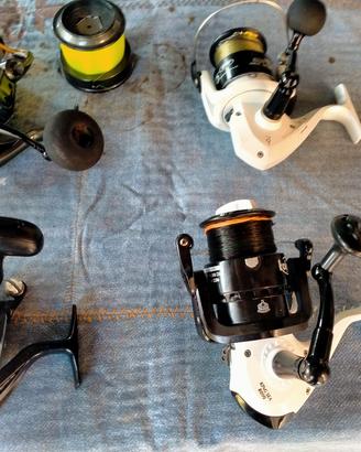 Canne da pesca surf casting e mulinelli 