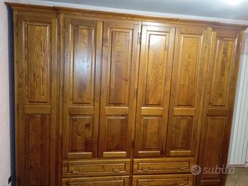 Camera da letto in noce