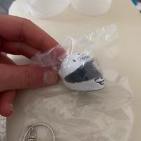 Portachiavi casco Shoei bianco