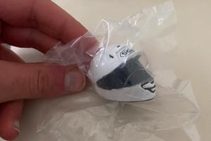 Portachiavi casco Shoei bianco