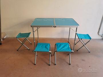 Tavolino pieghevole campeggio