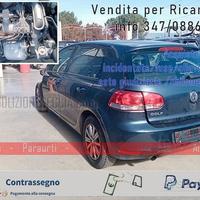 (DEMOLITA)vw golf 6 porte MOTORE tsi scocca VI