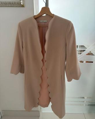 Spolverino Omai rosa cipria bordo smerlato tg S