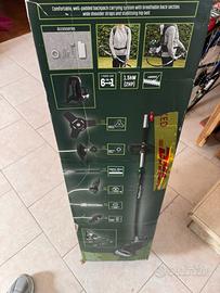 parkside  multiattrezzo a motore a scippio a zaino