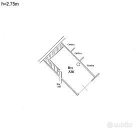 Guidonia "collina del sole"-box 20 mq