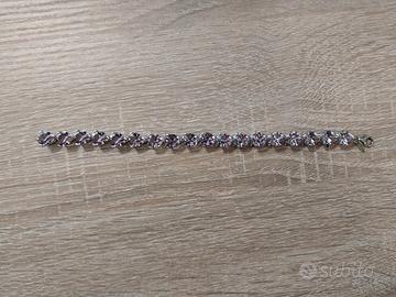 Bracciale swarovski cuore rosa