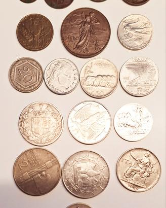 LIRE del Regno d'Italia con argento