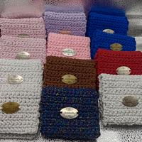 borse borselini e portacarte  ad uncinetto