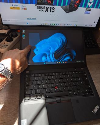 🔥Lenovo ThinkPad T14 Touch 90% battery ULTIMI PC
