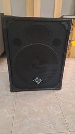 Cassa 15" vintage con mixer amplificato 