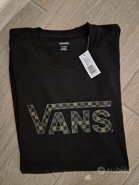 T-shirt maglia Vans nera nuova