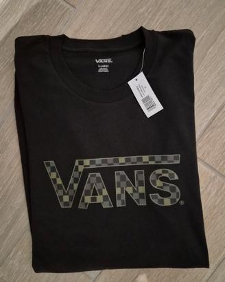 T-shirt maglia Vans nera nuova